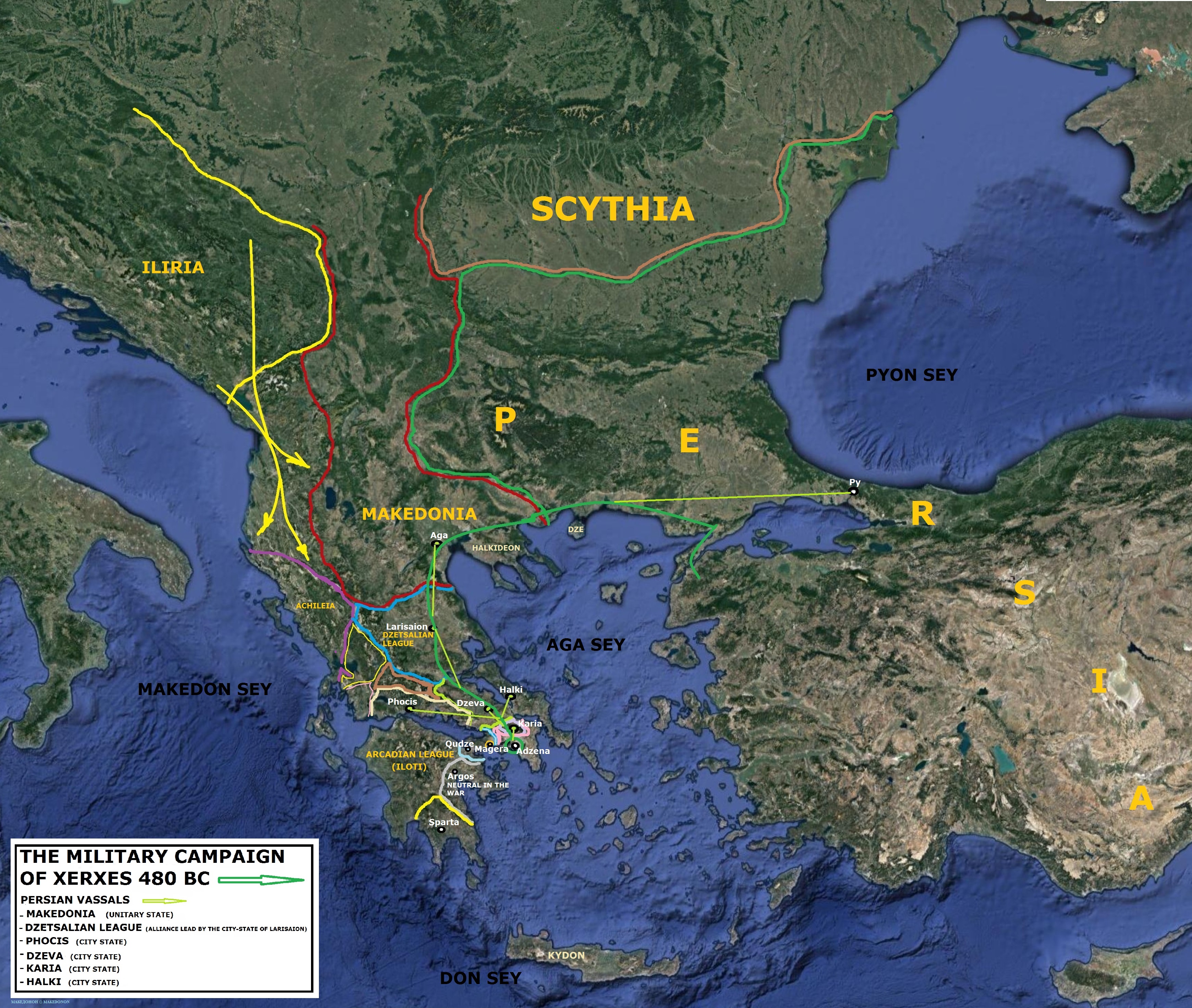 THE MILITARY CAMPAIGN OF OF XERXES 480 BC